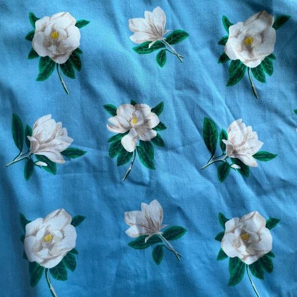 NWT!! Draper James Magnolia Love Circle Dress floral light blue white flower - Picture 10 of 11